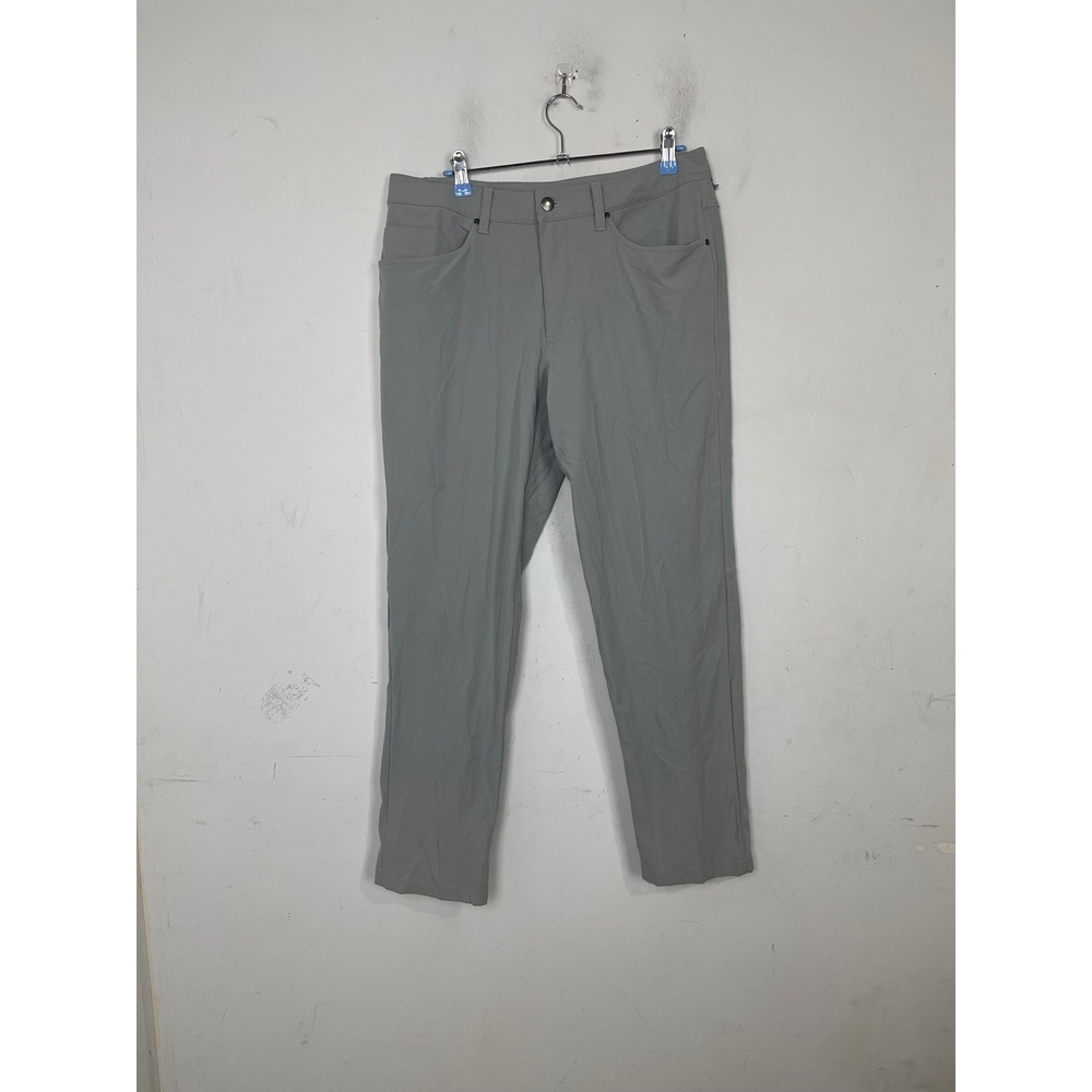 Lululemon ABC Pant Slim Gray 5 Pocket Commuter Trousers Mens 32 x 31